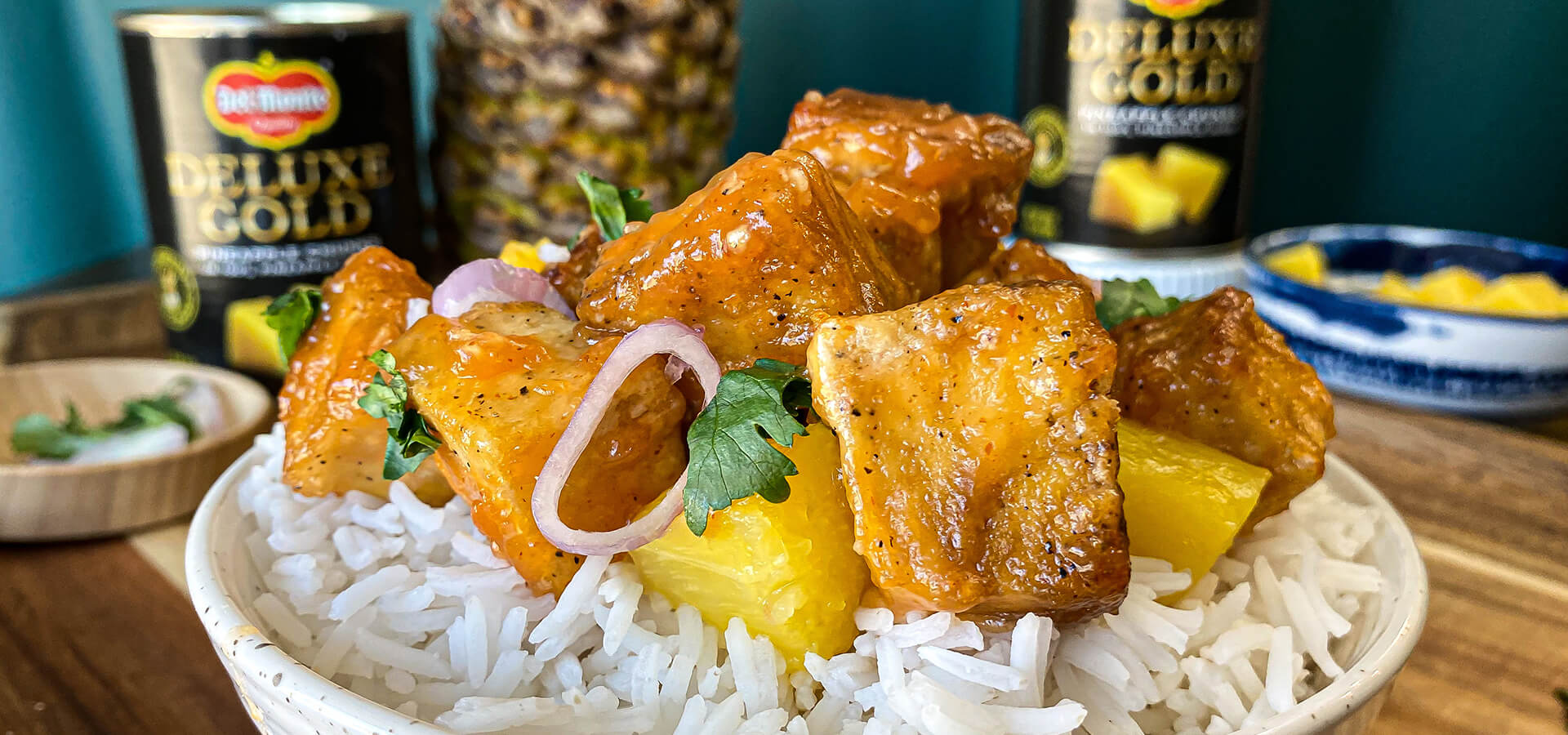 Pineapple and Brown Sugar Glazed Tofu Recipe & Instructions Del Monte®